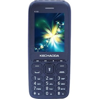                       Kechaoda K105(Dual Sim, 6.1 Cm (2.4 Inch) Display, 2500 Mah Battery, Black)                                              