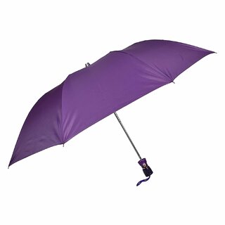                      Mannat 16.5 inches 2 Fold Auto Open Function Umbrella for Travel Umbrella for woman  Man(1pcs,Purple,Color May Var                                              