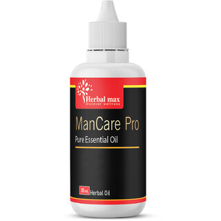                       Herbal max ManCare Pro Pure Essential Oil for Thickening  Lasting Enhancement - 30ml                                              