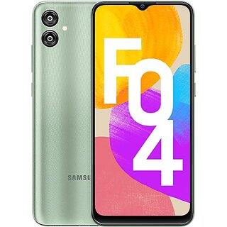                       Samsung Galaxy F04 (4 GB RAM, 64 GB Storage, Opal Green)                                              