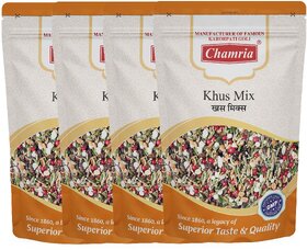 Chamria Khus Mix Mouth Freshener 120 Gm Pouch Pack of 4