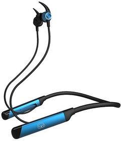 EKKO Unplug N04 Neckband: Premium ENC, 40ms Latency, Max Bass, Twin Connect, Siri & Google Assistant (Blue)