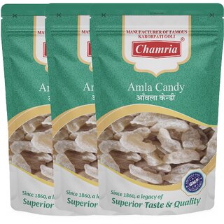                       Chamria Amla Candy Mouth Freshener 120 Gm Pouch Pack of 3                                              
