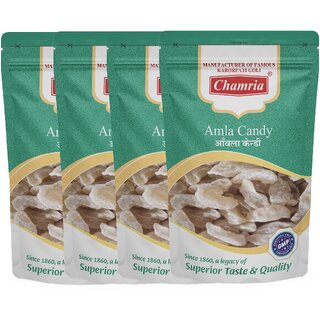                       Chamria Amla Candy Mouth Freshener 120 Gm Pouch Pack of 4                                              