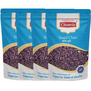 Chamria Saunf Churi Mouth Freshener 120 Gm Pouch Pack of 4 Chamria Saunf Churi Mouth Freshener 120 Gm Pouch Pack of 4