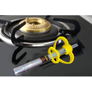 Mannat Plastic Stainless Steel Heart Shape Gas Lighter for Kitchen use (Pack of 1),(Random Color Send) Mannat Plastic Stainless Steel Heart Shape Gas Lighter for Kitchen use (Pack of 1),(Random Color Send)