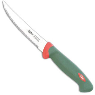                       Mannat Glare Stainless Steel Fruit,Vegetable Kitchen Steak Knife with Non-Slip Handle-210mm(Green,Red,Set of 1)                                              