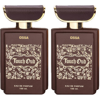 Ossa Touch Oud EDP 100ml Perfume For Men And Women Long Lasting Fragrance for All Day Elegance (Pack of 2) Ossa Touch Oud EDP 100ml Perfume For Men And Women Long Lasting Fragrance for All Day Elegance (Pack of 2)