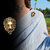 LUCKY JEWELLERY Designer Antique Gold Oxidised Plating Lion Face Shaped Brooch/Lapel Pin for Men   Women