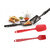 Mannat Non Stick Manual Gas Toaster Sandwich Maker for Sandwich with Silicon Spatula and Cooking Oil Brush Set(3pcs)