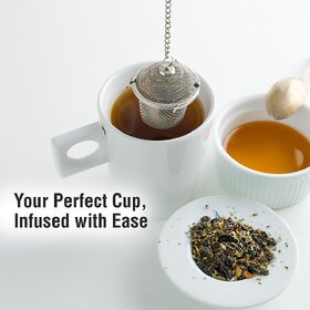 Seema kitchenware Tea Infuser Filter Ball(Set of 1)made from Rust Proof Stainless Steel for Green Tea,Black Tea