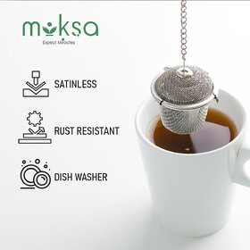 Neelu Tea Infuser Filter Ball(Set of 2) Made from Rust Proof Stainless Steel for Green Tea,Black Tea  Masala Tea