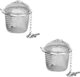 Seema kitchenware Tea Infuser Filter Ball(Set of 2)made from Rust Proof Stainless Steel for Green Tea,Black Tea