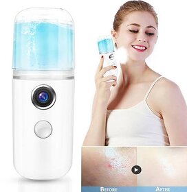 Nano Mist Spray Facial Steamer Moisturizing Sprayer Portable Nano Mister Mini Facial Sprayer Nano Cool steamer