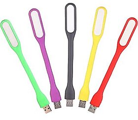 Flexible, Portable USB Led Light (Multicolor) (Pack of 5)