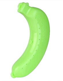 Mannat Plastic Banana Case Food Storage Container, Banana Case Cover For School Kids ,Banana Container(Pack of 1,Green)