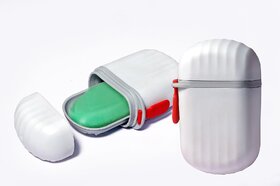 Travel Shop Box Bathroom Shop Case Plastic Multipurpose Use Shop Case Air Tight Shop Holder