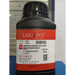 AMMONIUM FERROUS SULPHATE HEXAHYDRATE AR/ACS AMMONIUM FERROUS SULPHATE HEXAHYDRATE AR/ACS