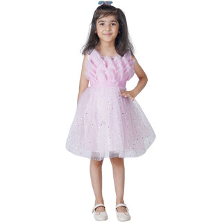                       Party wear layered dress for Girls                                              