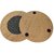 Round Shape Shape Heating Insulation Resistant Natural Bamboo Wooden Coaster Heat Table Ware Pad Place Mat for Hot Coffe