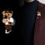 LUCKY JEWELLERY Designer Plastic Cute Teddy Lovely Selfie Brooches For Kids Cub Unisex Brooch Pin For Men & Women
