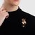 LUCKY JEWELLERY Designer Plastic Cute Teddy Lovely Selfie Brooches For Kids Cub Unisex Brooch Pin For Men & Women