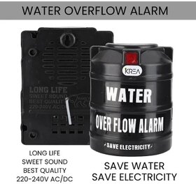Water Tank Overflow Alarm /Siren/Bell with Loud Human Voice in Two Language (Hindi  English) with LED Indicator