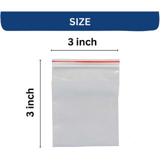 Buy Neelu Zip Lock Pouch Multi Purpose Re Usable Transparent To Carry Small Items Like Jewellery Buttons 3x3 inch 300pcs Online 149 from ShopClues