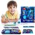 Dream Space - 6 in 1 School Supply Cartoon Printed Stationary Kit for Boys and Girls Pencil Pen Book Eraser Sharpener.