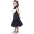 Bow neck Black Dress for Girl kids