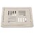 Stainless Steel Grating Flora Trap Plain Drain Cover/Jali for Bathroom and Kitchen - 13 Centimeters
