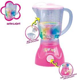 Pretend Play Mixer Kitchen Home Appliances Toy with Light Up and Swirling Colors Effect