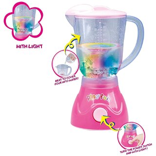 Pretend Play Mixer Kitchen Home Appliances Toy with Light Up and Swirling Colors Effect