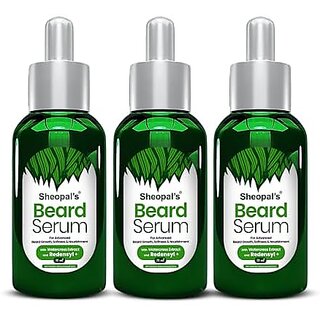                       Sheopals Beard Growth Serum, with 3X Redensyl, India First Choice Brand For Beard Growth & Longer Beard  Beard Serum  105ml                                              