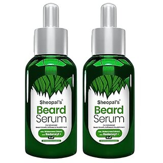                       Sheopals Beard Growth Serum, with 3X Redensyl, India First Choice Brand For Beard Growth & Longer Beard  Beard Serum  70 ml                                              