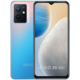 (Refurbished) IQOO Z6 5G (4 GB RAM, 128 GB Storage, Chromatic Blue) - Superb Condition, Like New (Refurbished) IQOO Z6 5G (4 GB RAM, 128 GB Storage, Chromatic Blue) - Superb Condition, Like New