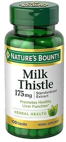 Milk Thistle, Herbal Health Supplement, Supports Liver Health, 175mg, 100 Softgels