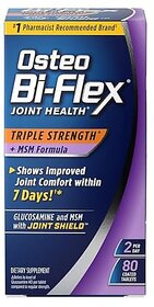 Bi-Flex Triple Strength w/MSM, 80 Coated Tablets