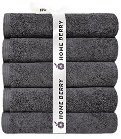 Stone Grey Towel 180g-Pack of 5