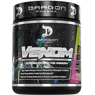                       Venom Extreme Potency Pre-Workout, Laser Sharp Focus + Energy, Intense Performance, Proven Ingredients for Enhanced Vasodilation & Endurance (40 Servings, Watermelon)                                              