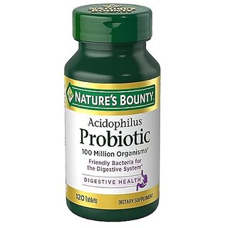                       Nature Bounty Acidophilus Probiotic, Daily Probiotic Supplement, Supports Digestive Health, | Next Move | 100 Tablets                                              