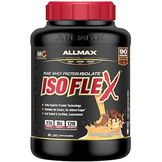                       ISOFLEX Whey Protein Isolate, Strawberry - 5 lb - 27 Grams of Protein Per Scoop - Zero Fat & Sugar - 99% Lactose Free - Gluten Free & Soy Free - Approx. 75 Servings (Chocolate Peanut Butter)                                              