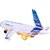 Battery Operated Airbus A380 Aero Plane with Sound and Flashing Light Bump and Go Action