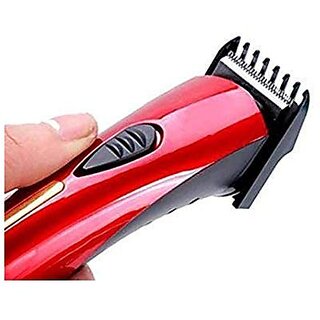                       Senso Long Wire Electric Shaver Trimmer Clipper For Professional Use, RedWhite Runtime 0 min Trimmer for Men                                              