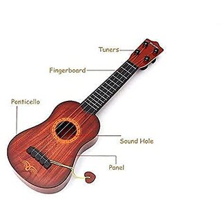                       Guitar Toy 4 Strings Acoustic Music Toys for Kids, Musical Instrument for Kids, Educational Toy Guitar for Beginners, Le                                              