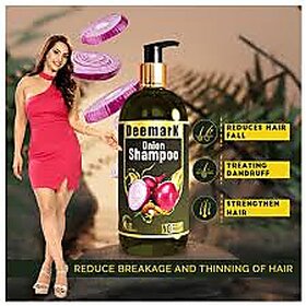 DEEMARK Onion Hair Shampoo (1 Pack, 300ml)  (300 ml)