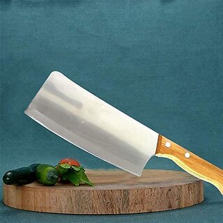                       S.K. Knife Chapad Stainless Steel 11 inch Vegetable,Meat Cleaver Chopping Knife for Home,Kitchen and Restaurant                                              