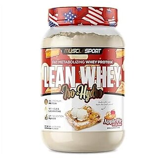                       MUSCLEPORT LEAN WHEY PROTEIN ISO HYDRO 2LBS FAT METABOLIZING WHEY PROTEIN (Apple)                                              