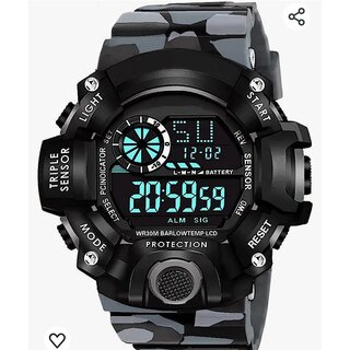 Multi-Fuctional Automatic Digital Watch Shockproof Digital Watch New Functional Sport Digital Watch