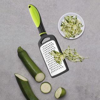                       Seema Kitchenware Stainless Steel Cheese Grater for Cheese,Ginger Slicer, Vegetable, Fruit Grinder(G)(Multicolor- 1 Pcs)                                              